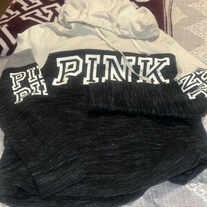 VS PINK pullover Hoodie logo M